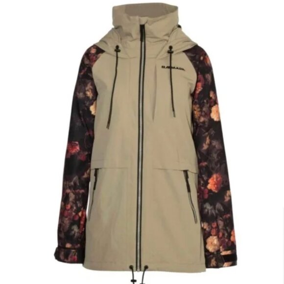 Armada Women's Gypsum Jacket in Floral/ Beige size Medium - Picture 4 of 5